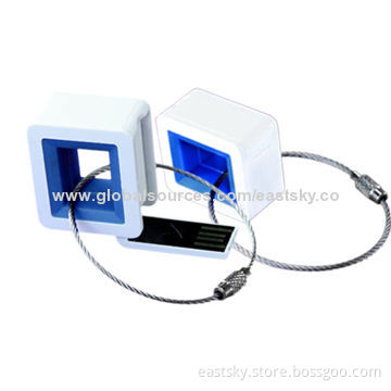 Hollow Square USB Drive, Can be Attached to Your Keychain, Waterproof, Dust-proof, 64MB to 32GB